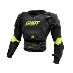 Gilet Shot Optimal 2.0 Black/Neon Yellow Enfant