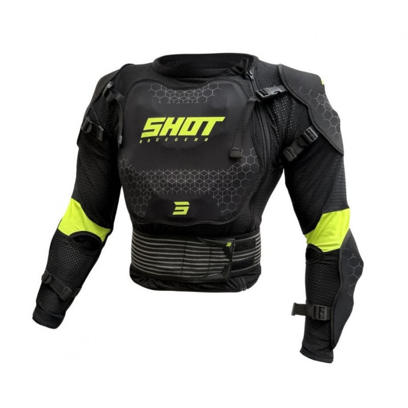 Gilet Shot Optimal 2.0 Black/Neon Yellow Enfant