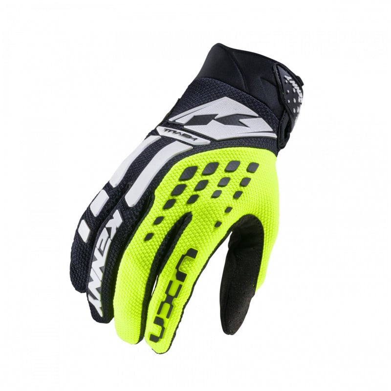 gants track neon yellow