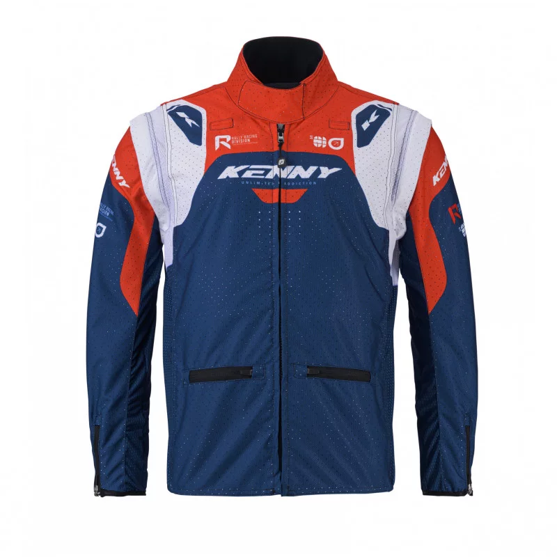 veste rallye orange navy