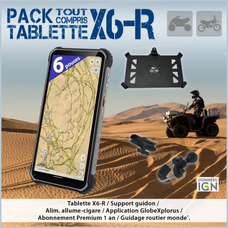 pack globexplorer x6-r quand moto ssv