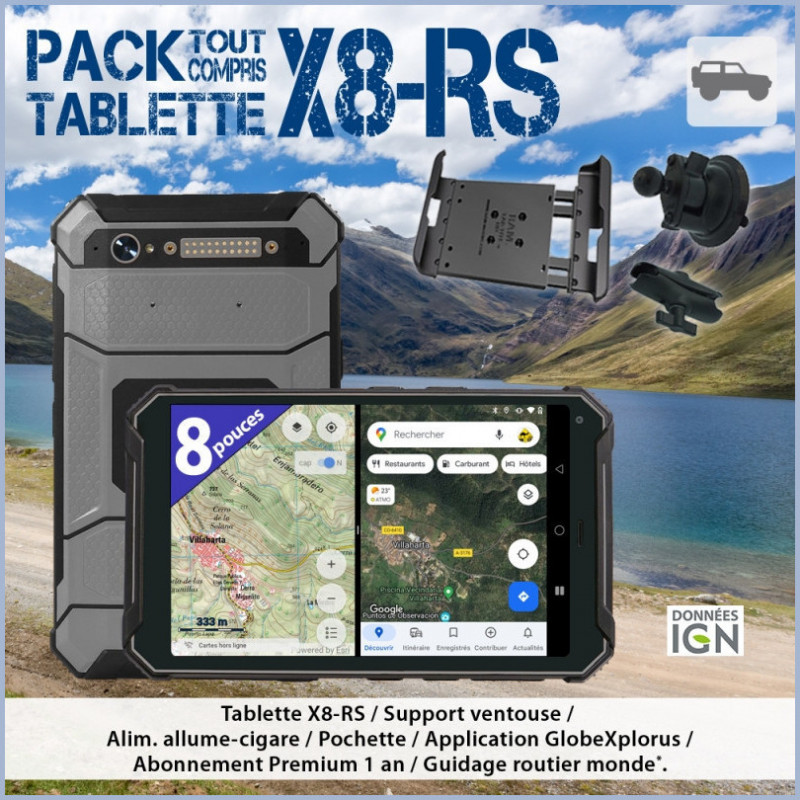 pack tablette x8-rs 4x4