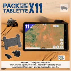 Pack Tablette GPS X11- 4x4 - GLOBE