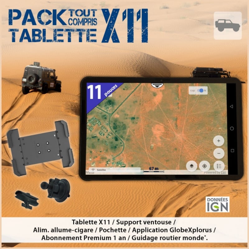 pack tablette x11 4x4