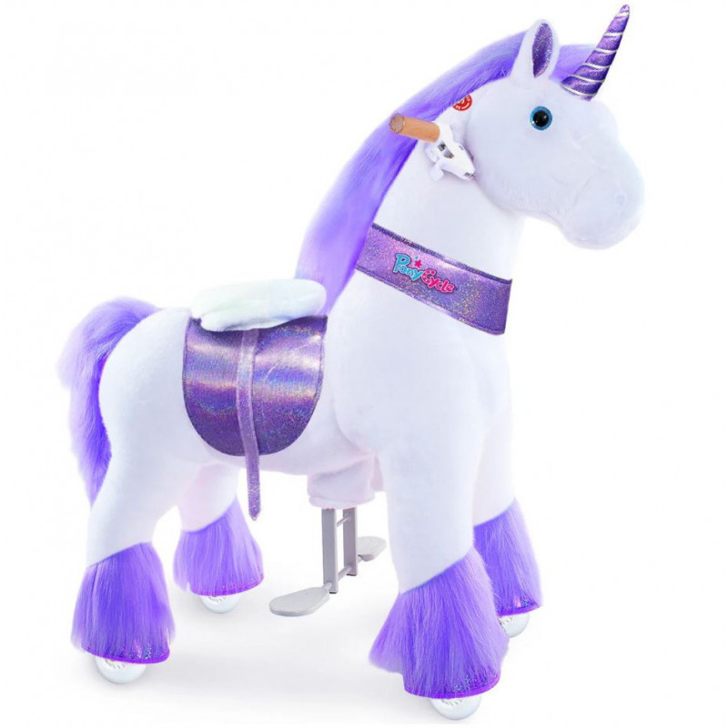 ponycycle licorne violet