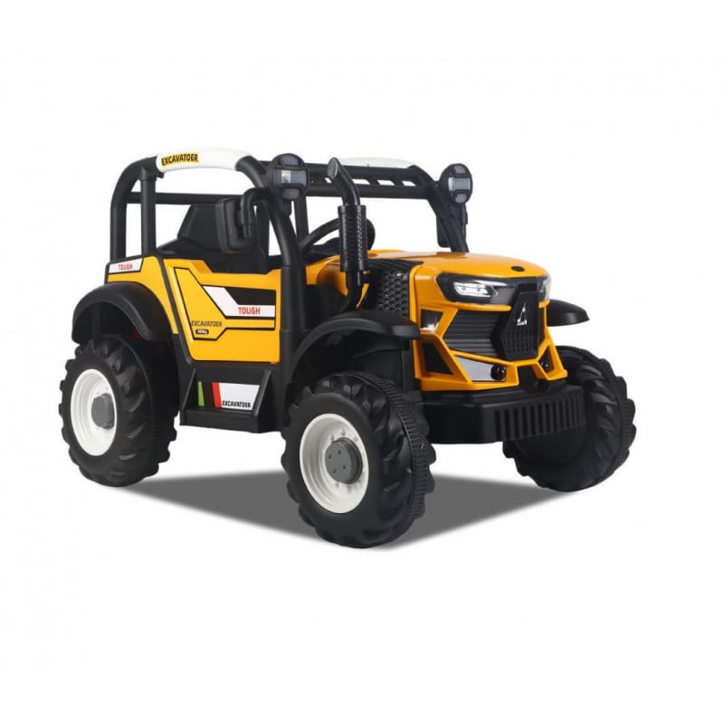 tracteur enfant macrider jaune