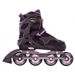 Rollers enfant Venice Noir/Violet - SUPREME ROLLERS