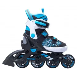 Rollers enfant Gokid Ajustable Noir et Bleu - TEMPISH