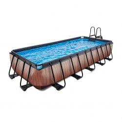 Piscine 540 x 250 x 100 cm avec pompe filtrante - EXIT TOYS