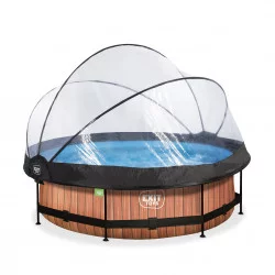 Piscine ⌀ 300 x 76 cm avec pompe filtrante et dôme - EXIT TOYS