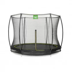 Trampoline enterré Silhouette ø305cm avec filet de sécurité - EXIT TOYS