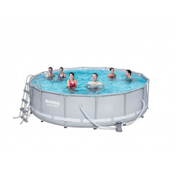 Kit Piscine Ronde Power Steel Frame Pools D 427cm H 107cm 56644