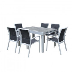 Ensemble ModuloWood Table 6/10 places + 6 Fauteuils - WILSA